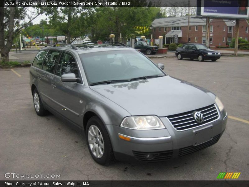 Silverstone Grey Metallic / Black 2003 Volkswagen Passat GLS Wagon