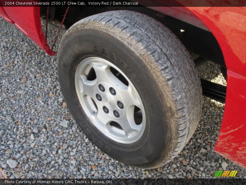 Victory Red / Dark Charcoal 2004 Chevrolet Silverado 1500 LT Crew Cab