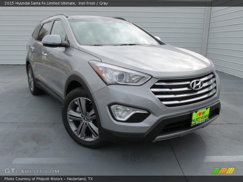 Iron Frost / Gray 2015 Hyundai Santa Fe Limited Ultimate