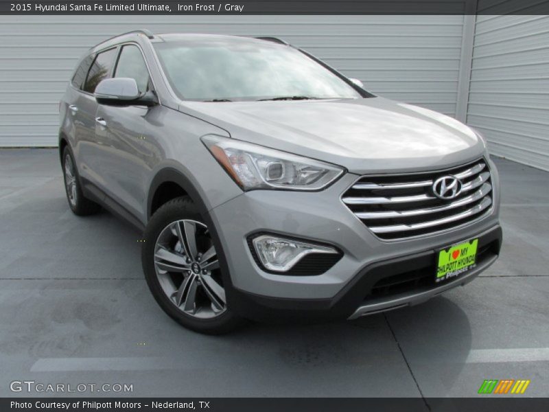 Iron Frost / Gray 2015 Hyundai Santa Fe Limited Ultimate