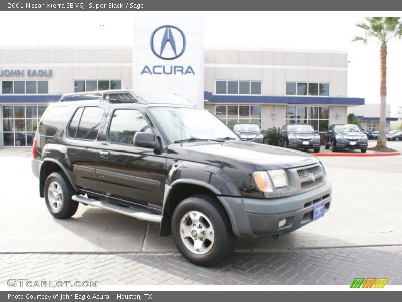 Super Black / Sage 2001 Nissan Xterra SE V6