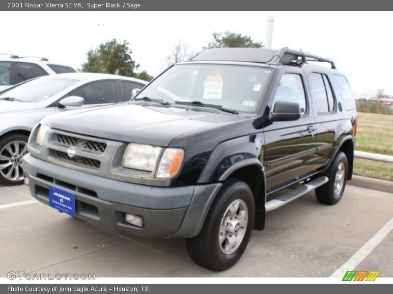Super Black / Sage 2001 Nissan Xterra SE V6