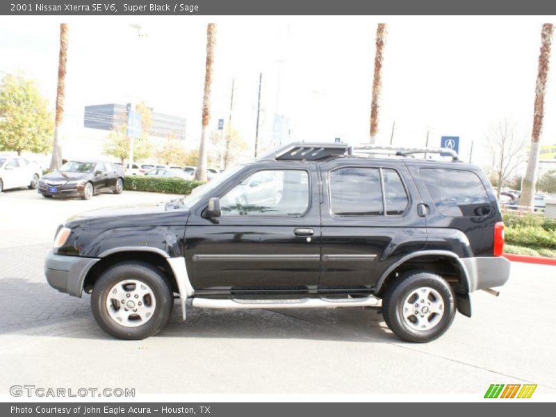 Super Black / Sage 2001 Nissan Xterra SE V6