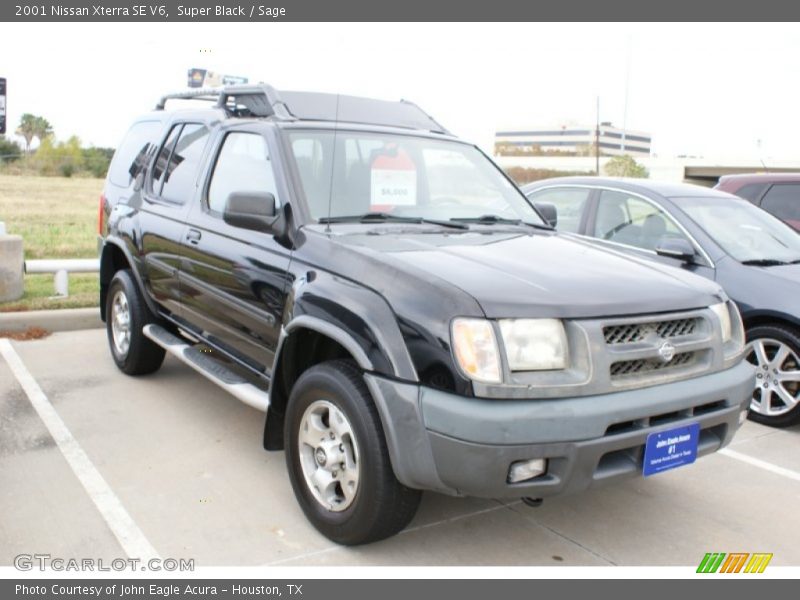 Super Black / Sage 2001 Nissan Xterra SE V6