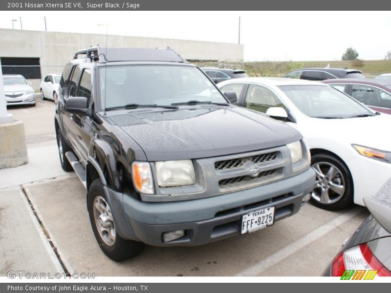 Super Black / Sage 2001 Nissan Xterra SE V6