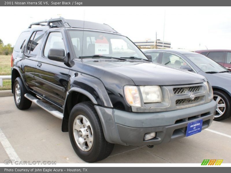 Super Black / Sage 2001 Nissan Xterra SE V6