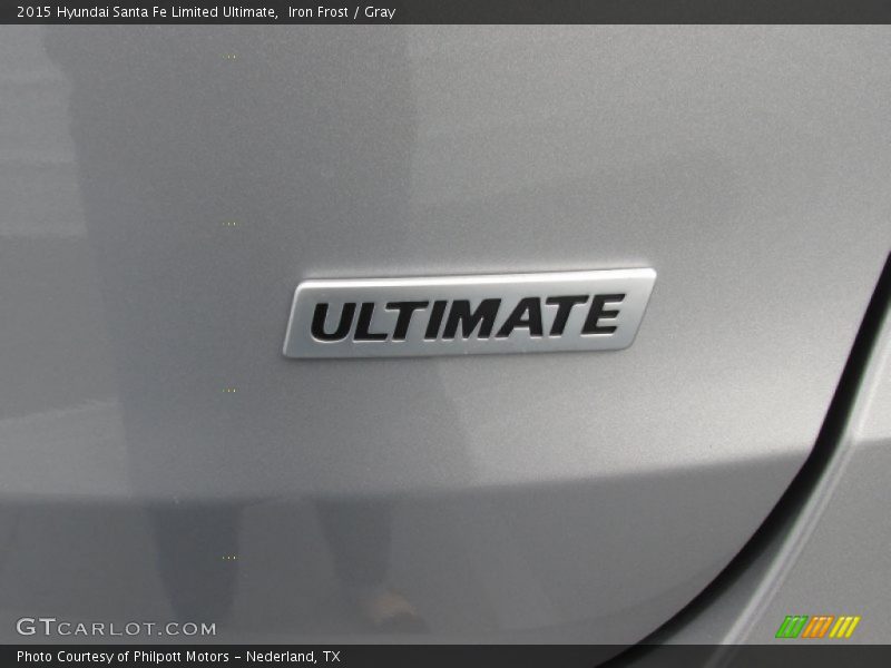 Iron Frost / Gray 2015 Hyundai Santa Fe Limited Ultimate