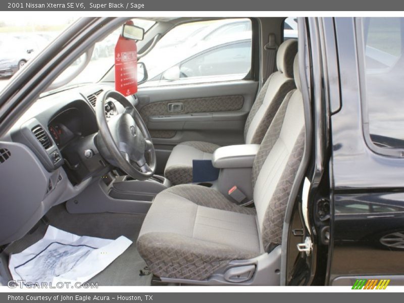 Super Black / Sage 2001 Nissan Xterra SE V6