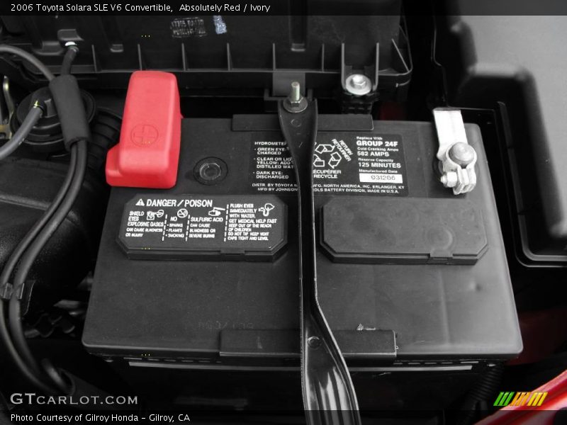 Absolutely Red / Ivory 2006 Toyota Solara SLE V6 Convertible