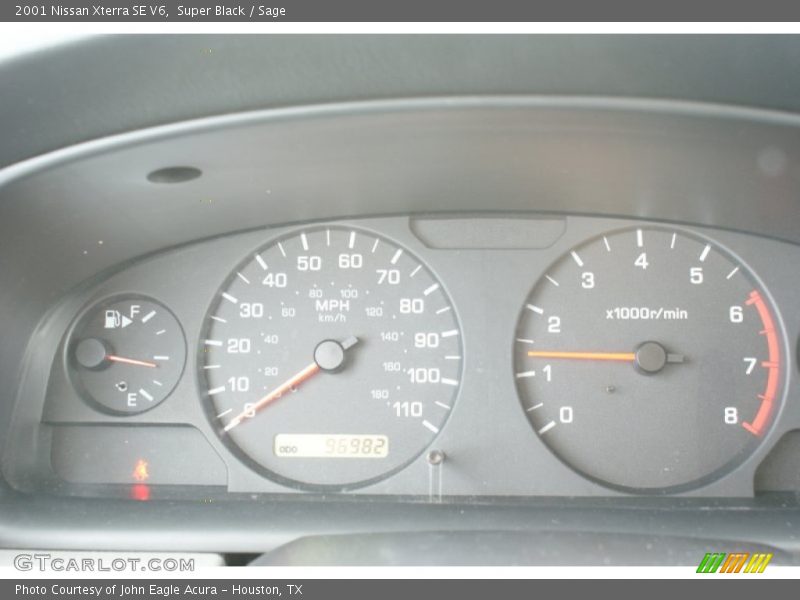 Super Black / Sage 2001 Nissan Xterra SE V6