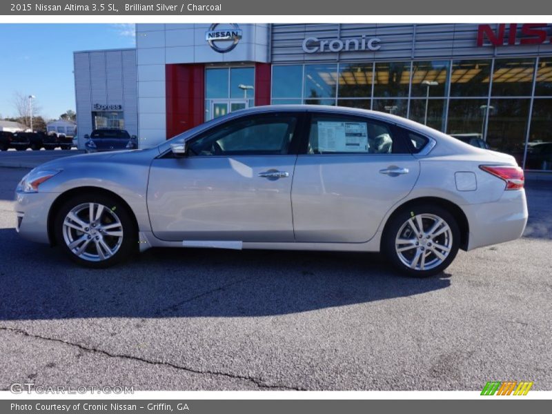 Brilliant Silver / Charcoal 2015 Nissan Altima 3.5 SL