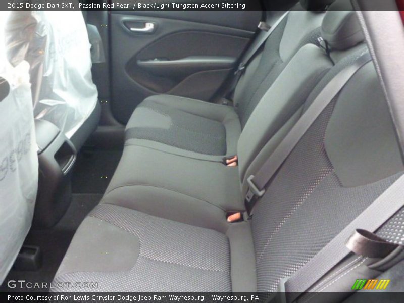 Passion Red Pearl / Black/Light Tungsten Accent Stitching 2015 Dodge Dart SXT