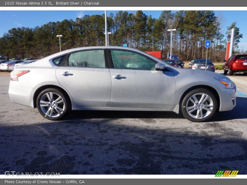 Brilliant Silver / Charcoal 2015 Nissan Altima 3.5 SL