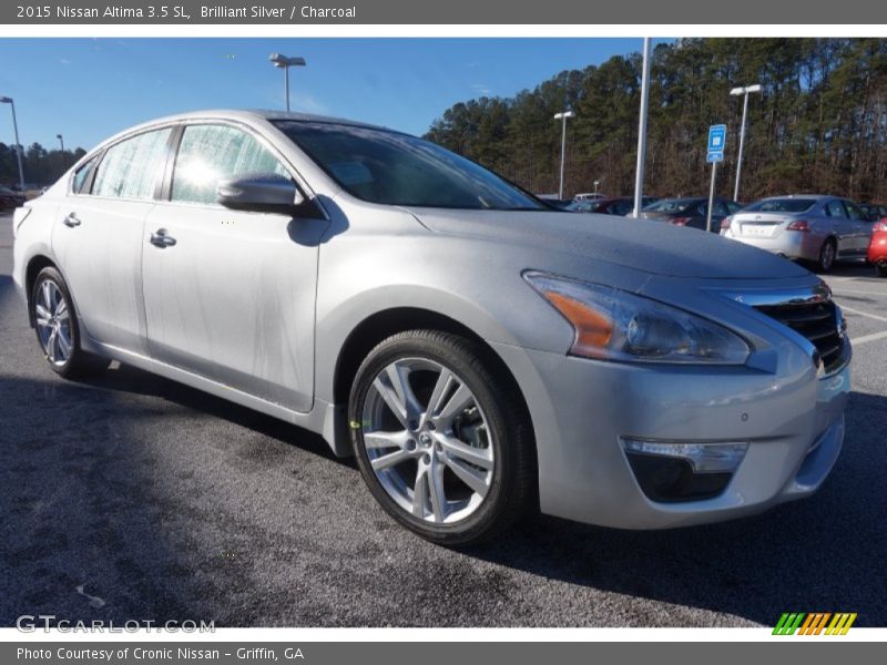 Brilliant Silver / Charcoal 2015 Nissan Altima 3.5 SL