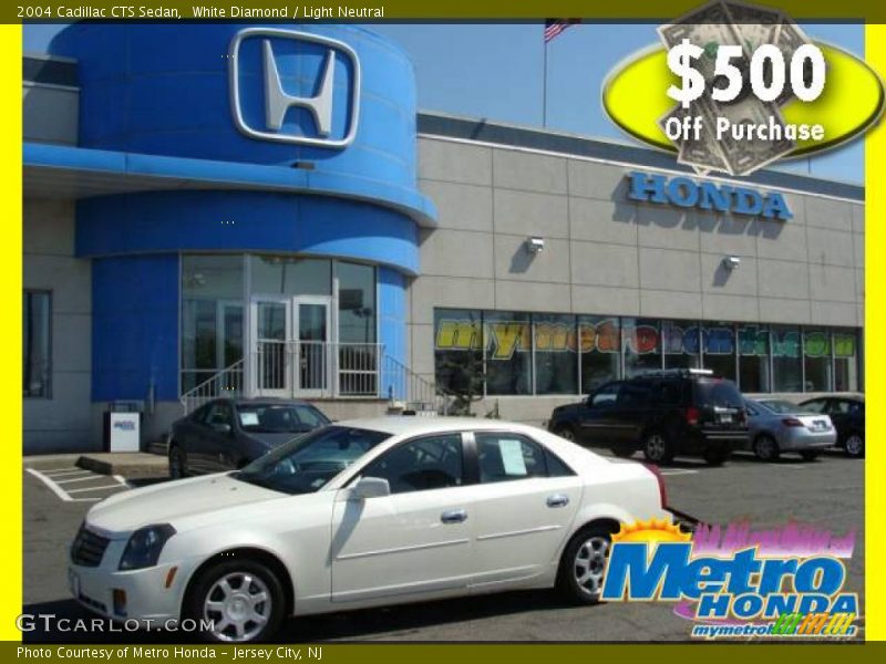 White Diamond / Light Neutral 2004 Cadillac CTS Sedan