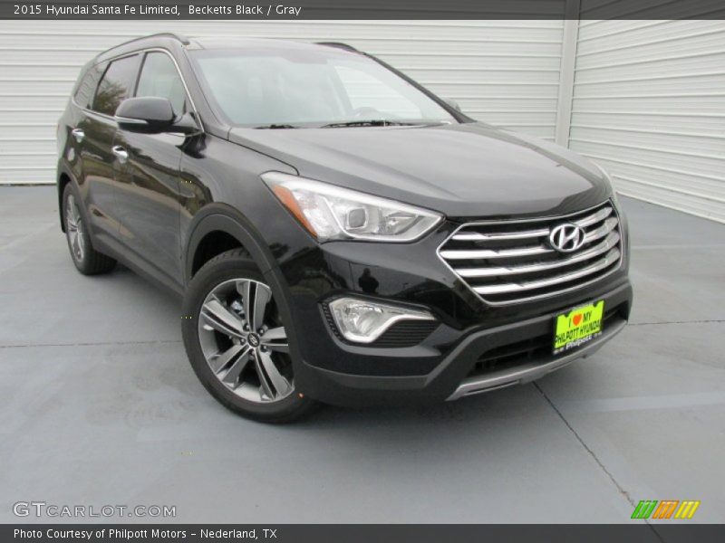 Becketts Black / Gray 2015 Hyundai Santa Fe Limited