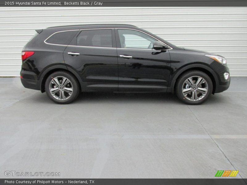 Becketts Black / Gray 2015 Hyundai Santa Fe Limited