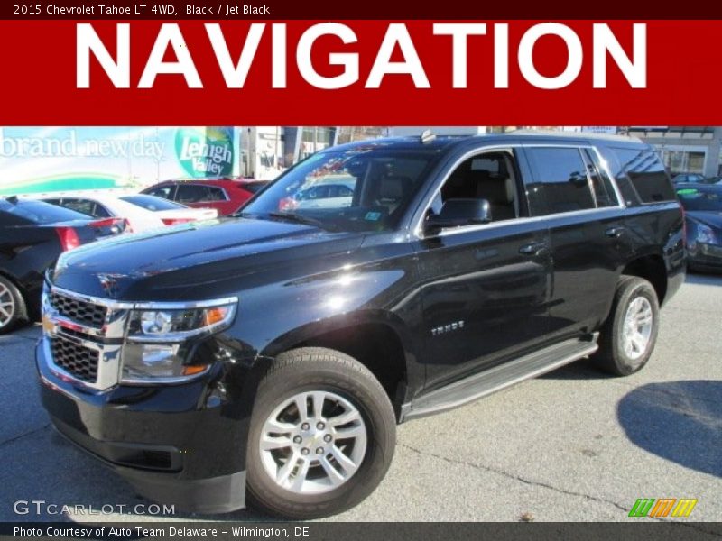 Black / Jet Black 2015 Chevrolet Tahoe LT 4WD