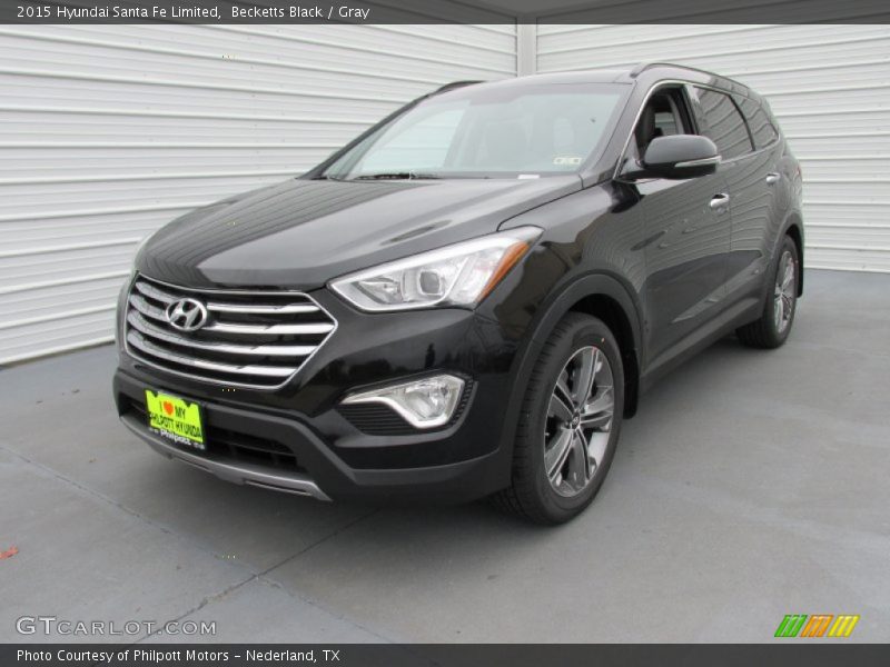 Becketts Black / Gray 2015 Hyundai Santa Fe Limited