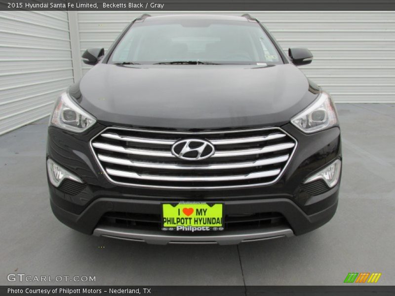 Becketts Black / Gray 2015 Hyundai Santa Fe Limited
