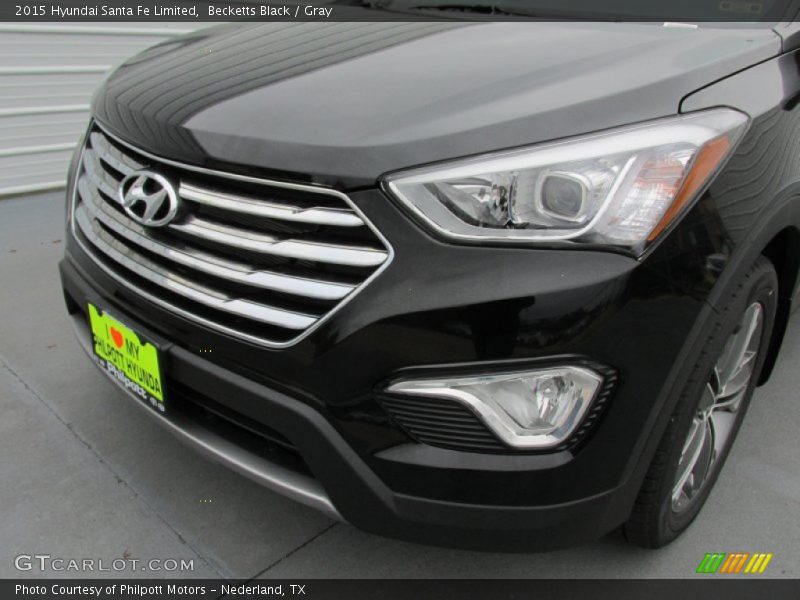 Becketts Black / Gray 2015 Hyundai Santa Fe Limited