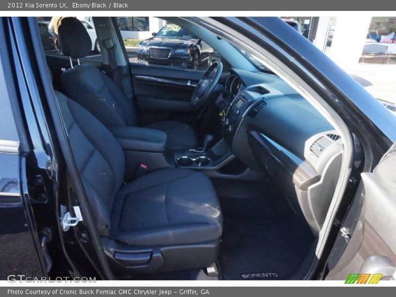 Ebony Black / Black 2012 Kia Sorento LX