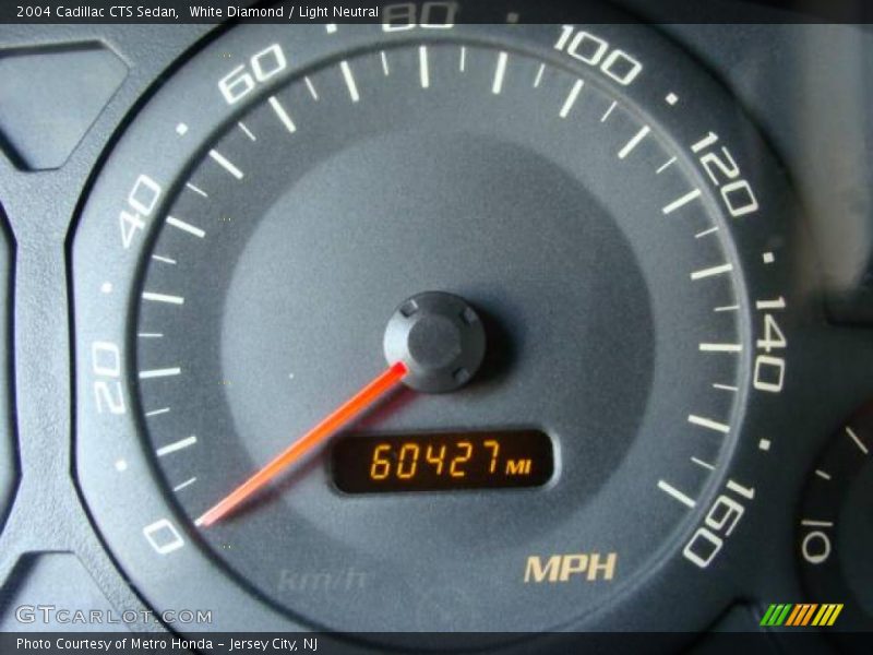 White Diamond / Light Neutral 2004 Cadillac CTS Sedan