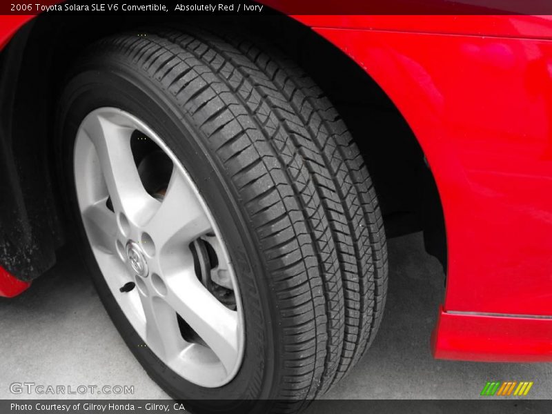 Absolutely Red / Ivory 2006 Toyota Solara SLE V6 Convertible