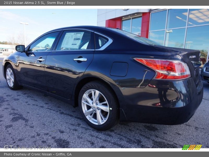 Storm Blue / Beige 2015 Nissan Altima 2.5 SL
