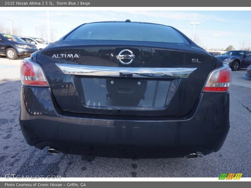 Storm Blue / Beige 2015 Nissan Altima 2.5 SL