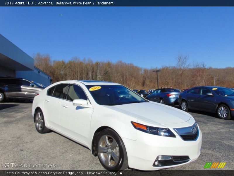Bellanova White Pearl / Parchment 2012 Acura TL 3.5 Advance
