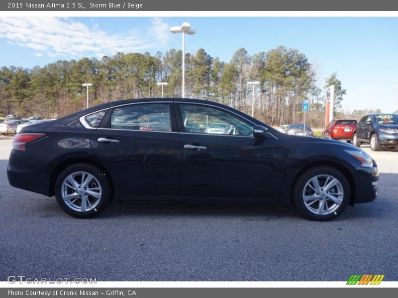 Storm Blue / Beige 2015 Nissan Altima 2.5 SL
