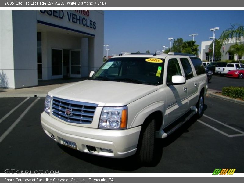 White Diamond / Shale 2005 Cadillac Escalade ESV AWD