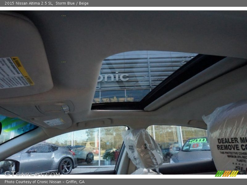 Storm Blue / Beige 2015 Nissan Altima 2.5 SL