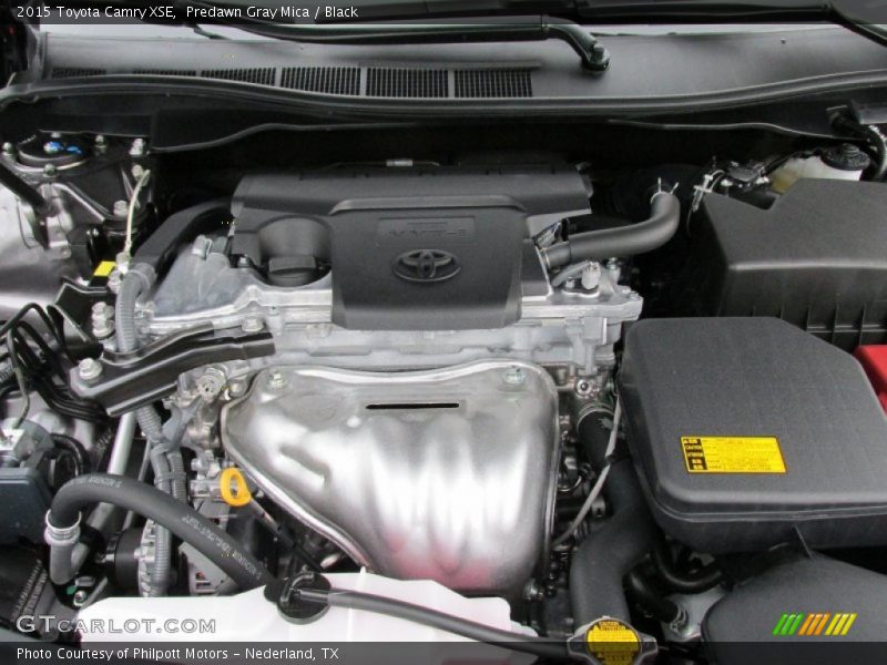 Predawn Gray Mica / Black 2015 Toyota Camry XSE