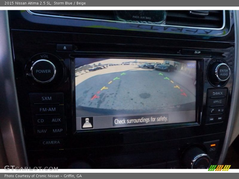 Storm Blue / Beige 2015 Nissan Altima 2.5 SL