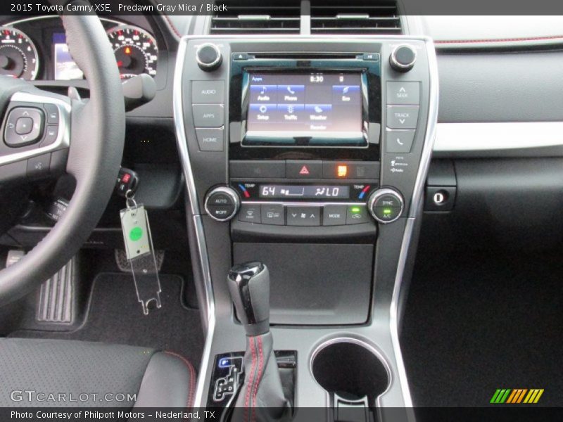 Predawn Gray Mica / Black 2015 Toyota Camry XSE