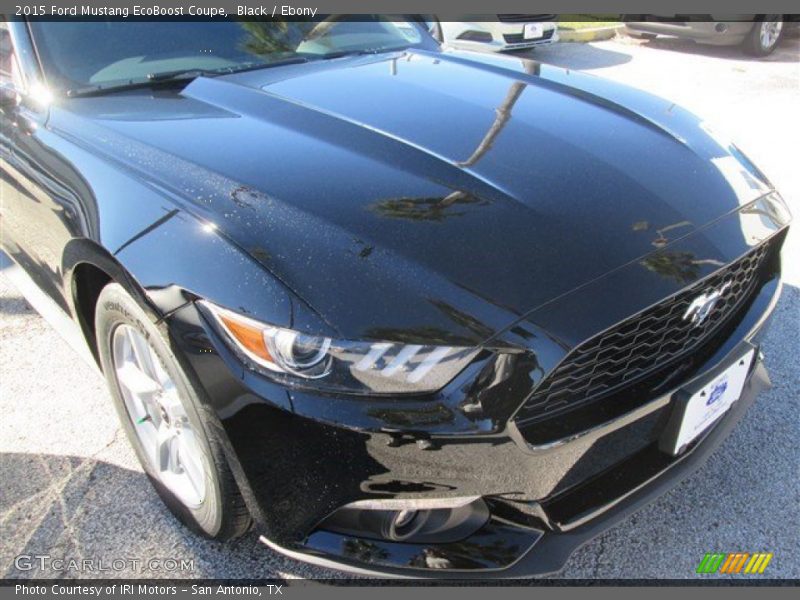 Black / Ebony 2015 Ford Mustang EcoBoost Coupe