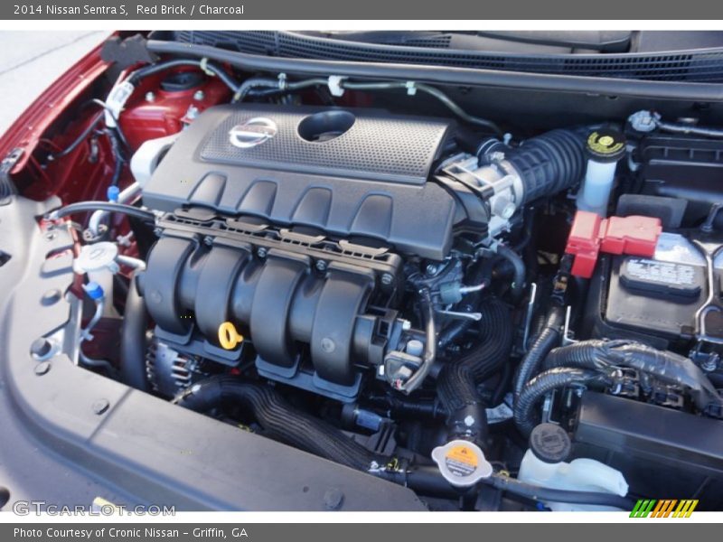Red Brick / Charcoal 2014 Nissan Sentra S