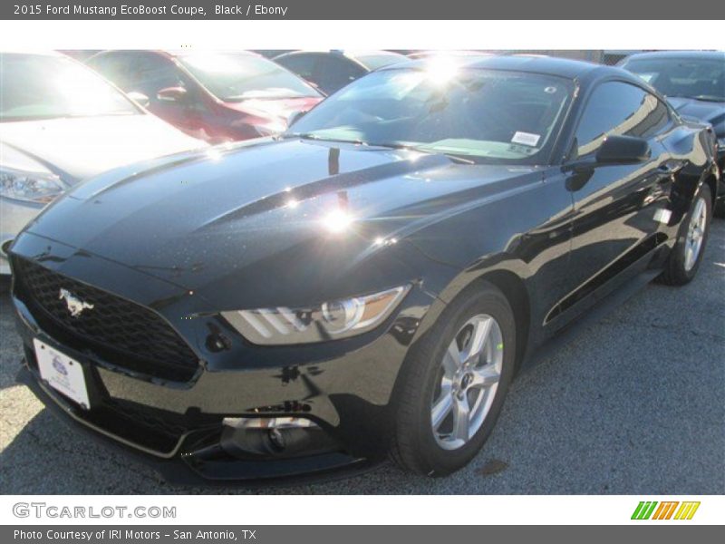 Black / Ebony 2015 Ford Mustang EcoBoost Coupe