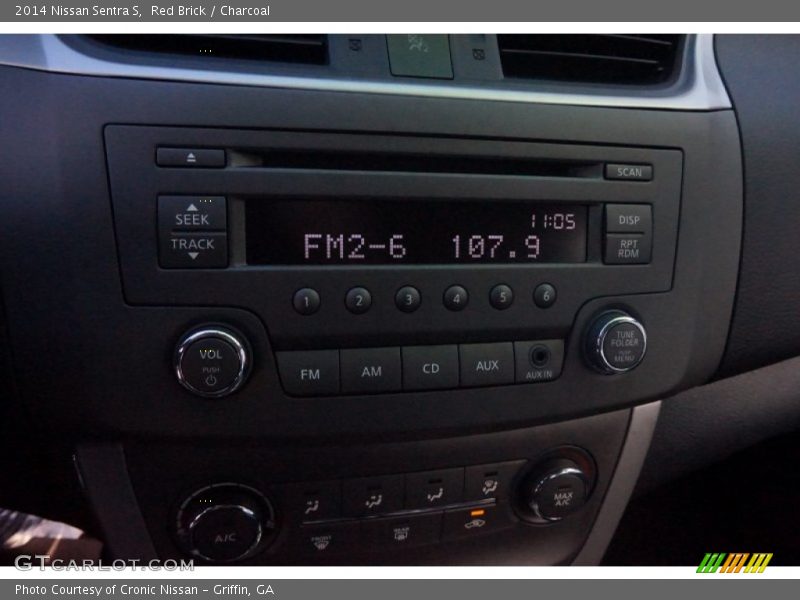 Red Brick / Charcoal 2014 Nissan Sentra S