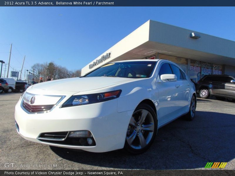 Bellanova White Pearl / Parchment 2012 Acura TL 3.5 Advance