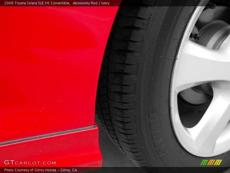 Absolutely Red / Ivory 2006 Toyota Solara SLE V6 Convertible