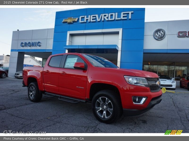 Red Hot / Jet Black 2015 Chevrolet Colorado Z71 Crew Cab