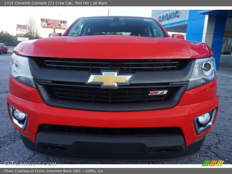 Red Hot / Jet Black 2015 Chevrolet Colorado Z71 Crew Cab