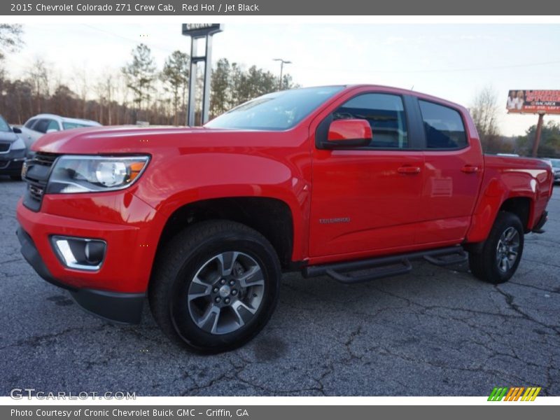 Red Hot / Jet Black 2015 Chevrolet Colorado Z71 Crew Cab