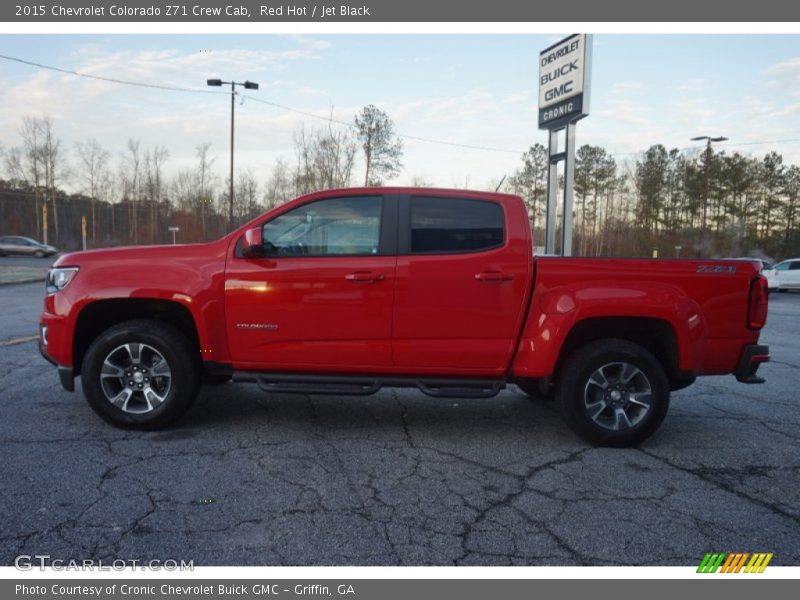 Red Hot / Jet Black 2015 Chevrolet Colorado Z71 Crew Cab