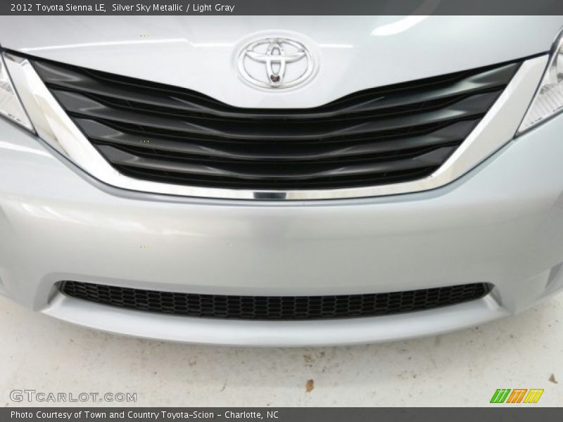 Silver Sky Metallic / Light Gray 2012 Toyota Sienna LE