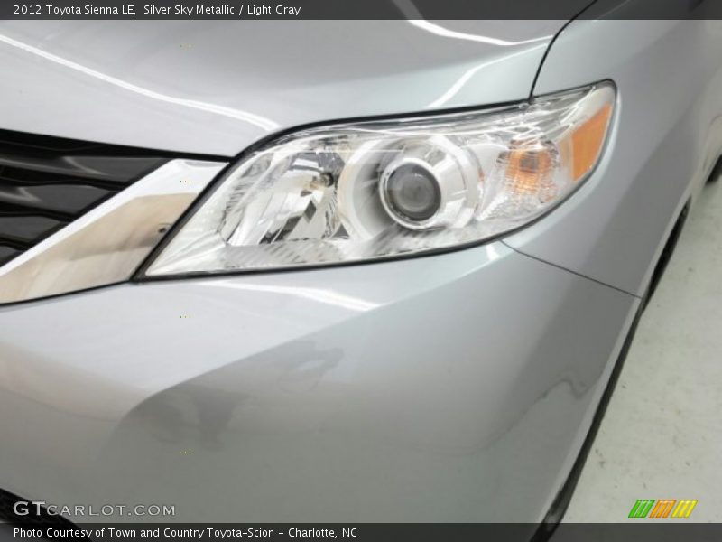 Silver Sky Metallic / Light Gray 2012 Toyota Sienna LE