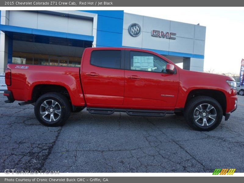 Red Hot / Jet Black 2015 Chevrolet Colorado Z71 Crew Cab